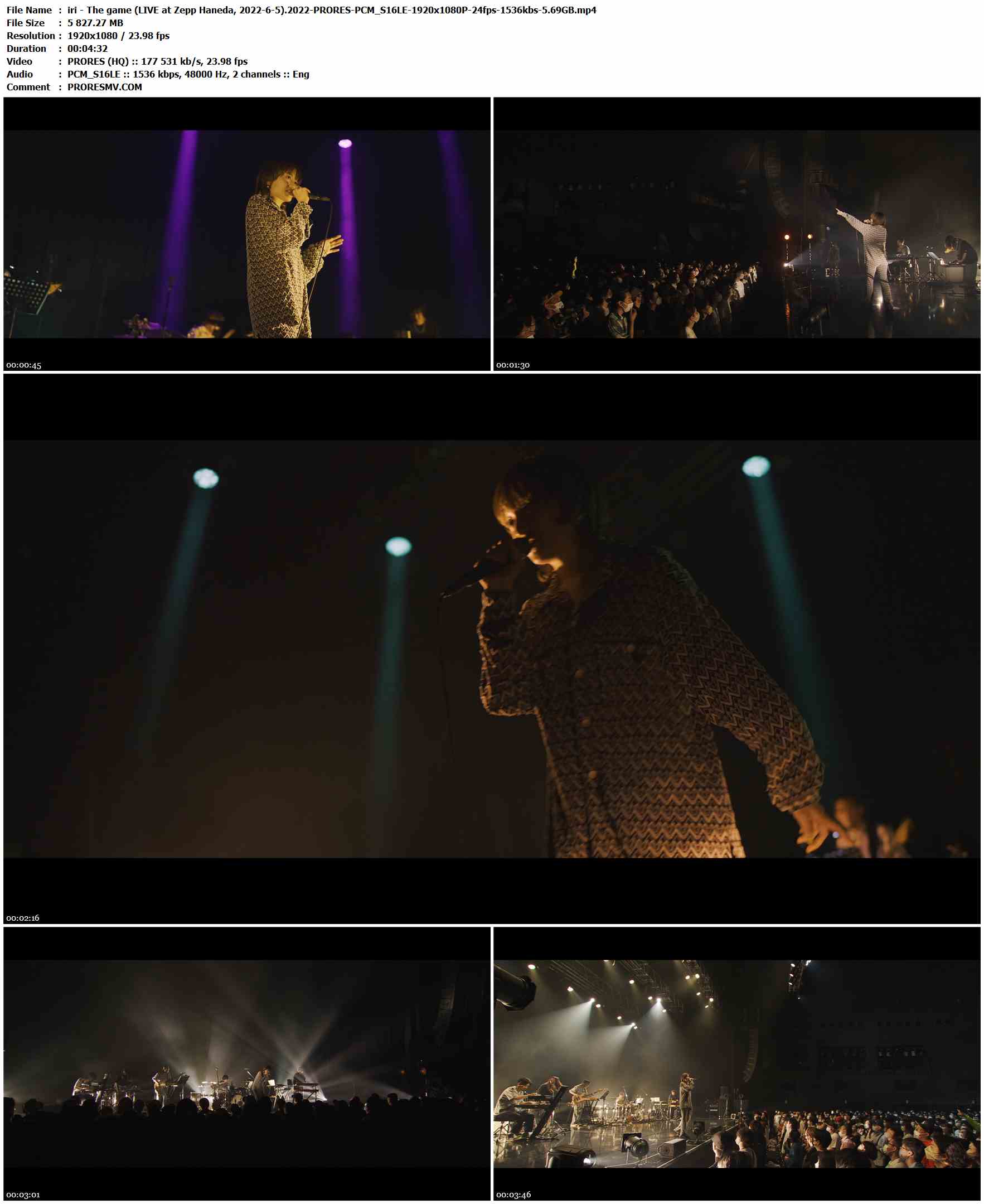 iri - The game (LIVE at Zepp Haneda, 2022-6-5).2022-PRORES-PCM_S16LE-1920x1080P-24fps-1536kbs-5.69GB官方MV_高清MV